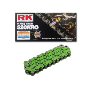 CADENA RK 520KROx118 ORING VERDE CLIP