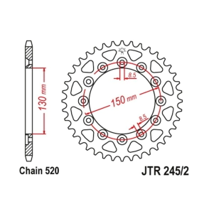 CORONA JT XR 350 /CB 250 /WR 250 08/15 42D
