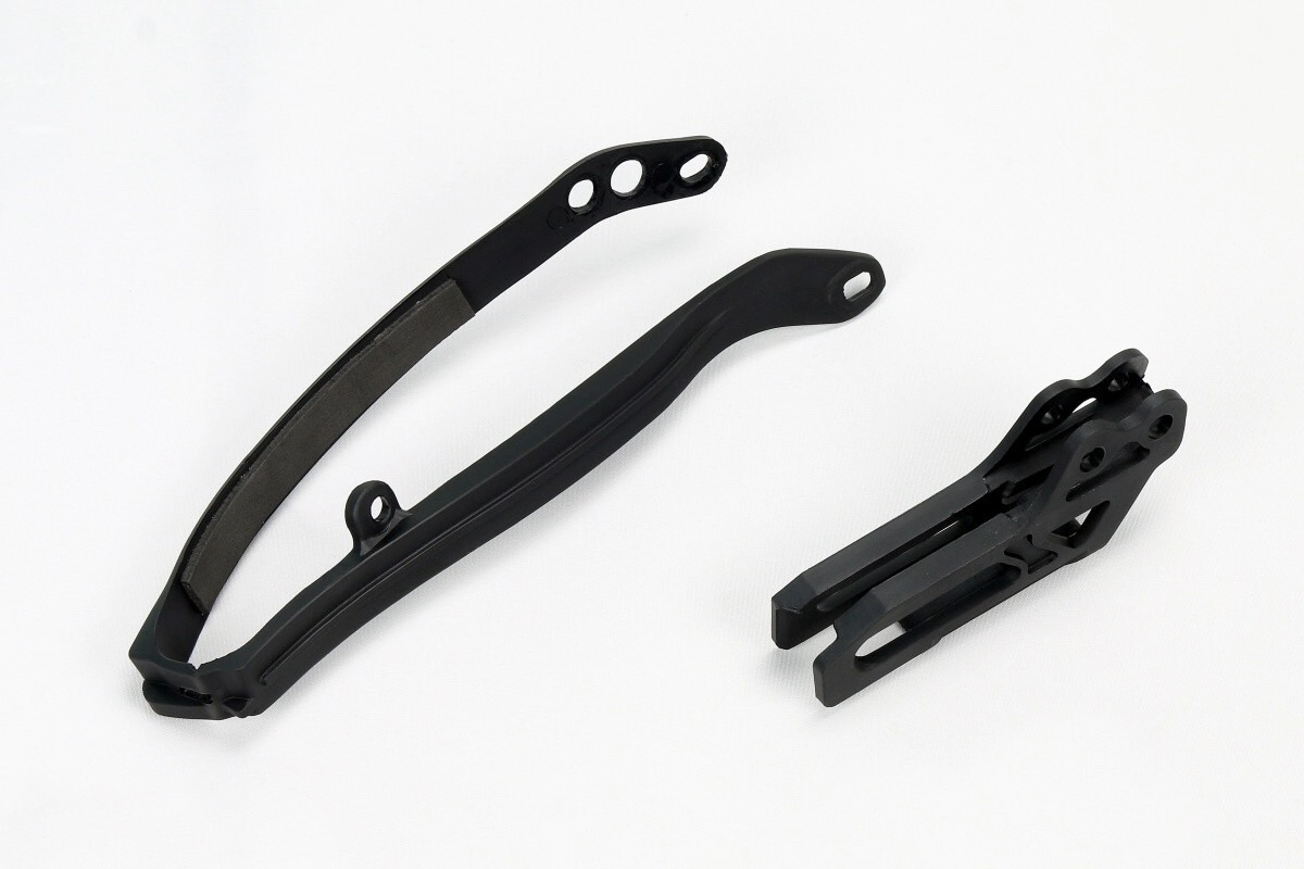 GUIA CADENA + DESLIZADOR YZF/WRF 09/25 YZ 09/14 UFO NEGRO