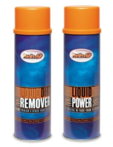 Kit Twin Air: Liquido Limpiador-Removedor de Suciedad y Aceite para Filtro de Aire (2x500ml)