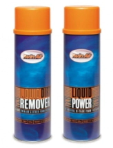 Kit Twin Air: Liquido Limpiador-Removedor de Suciedad y Aceite para Filtro de Aire (2x500ml)