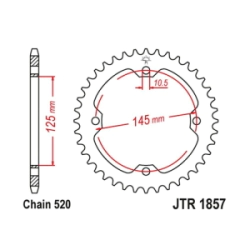 CORONA JT YZF 450 RAPTOR 250/350/700 ATV 04/06 40D