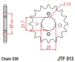 PI�ON JT GS/GSX/ZZR 14D