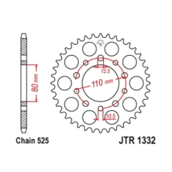 CORONA JT VF400 XRV 750 AFRICA TWIN 90/92 46D