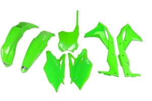 KIT PLASTICOS KXF 250 2017 VERDE FLUO-C/CUBREPU�O