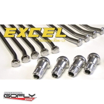 RAYOS C/ NIPLES EXCEL KTM HUSQ DEL 21x1,60 x36u