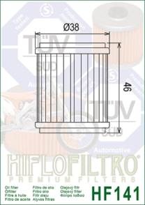 FILTRO ACEITE HIFLO YZF/WR 250/450 04/08 YBR XT250