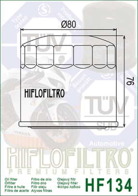 FILTRO ACEITE HIFLO GSX-R750-GV700 A 1400 GSX-R750 85/87