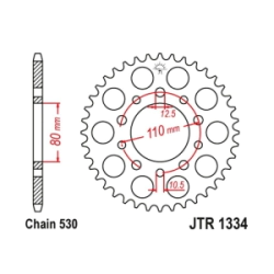 CORONA JT HONDA FT500 CB1000/1100 80/98 42D