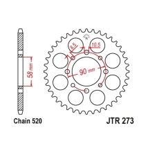 CORONA JT KTM 200 DUKE 12/14 HONDA CA 125 REBEL 95/00 42D
