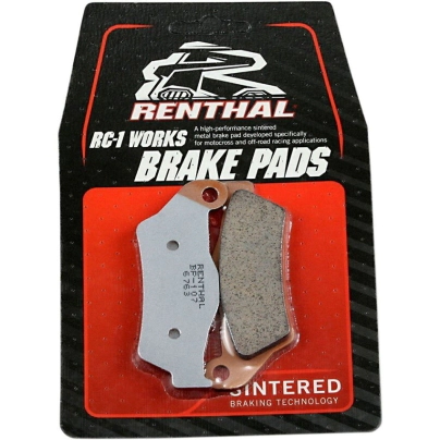 RENTHAL RACING /FA181/245/643/ 107-RC - KTM HUSQ DUCATI YAM TRIUMPH GAS BAJAJ Front Brake Pad - Past