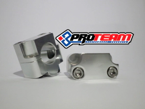 CLAMP ELEVADOR MANUBRIO GRIS MATE 28,6mm PRO TEAM