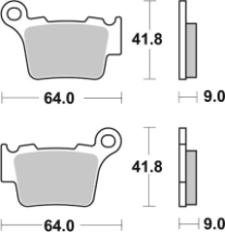 SBS 791 OFF RACING SINT D/T (FA368) KTM HUSQ GAS GAS EXC/MX