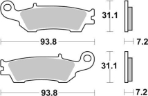 SBS 840 OFF RACING SINT D (FA450) YZ WR 125/250/450