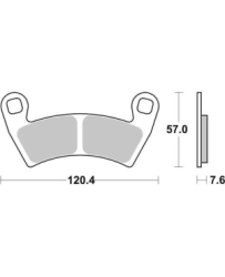 SBS 897 ATV SINTER D/T - POLARIS