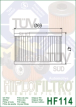 FILTRO ACEITE HIFLO TRX 420/500 FOREMAN 09/24