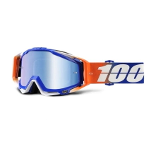 RACECRAFT Goggle Roxburry Mirror Blue + 1 Mica HD Persimmon