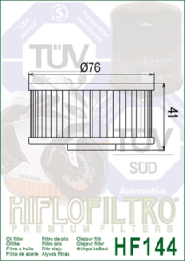 FILTRO ACEITE HIFLO XS400 FZ 400/700 XJ900 77/93