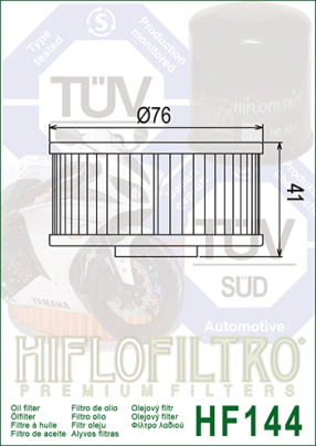 FILTRO ACEITE HIFLO XS400 FZ 400/700 XJ900 77/93