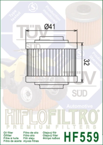 FILTRO ACEITE HIFLO BOMBARDIER 200 RALLY 03/07 CAN AM 990 GS SPYDER 08/12