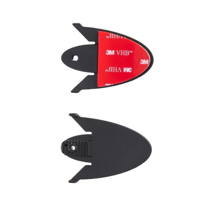 AirFlaps Adhesive Mounts  Black
