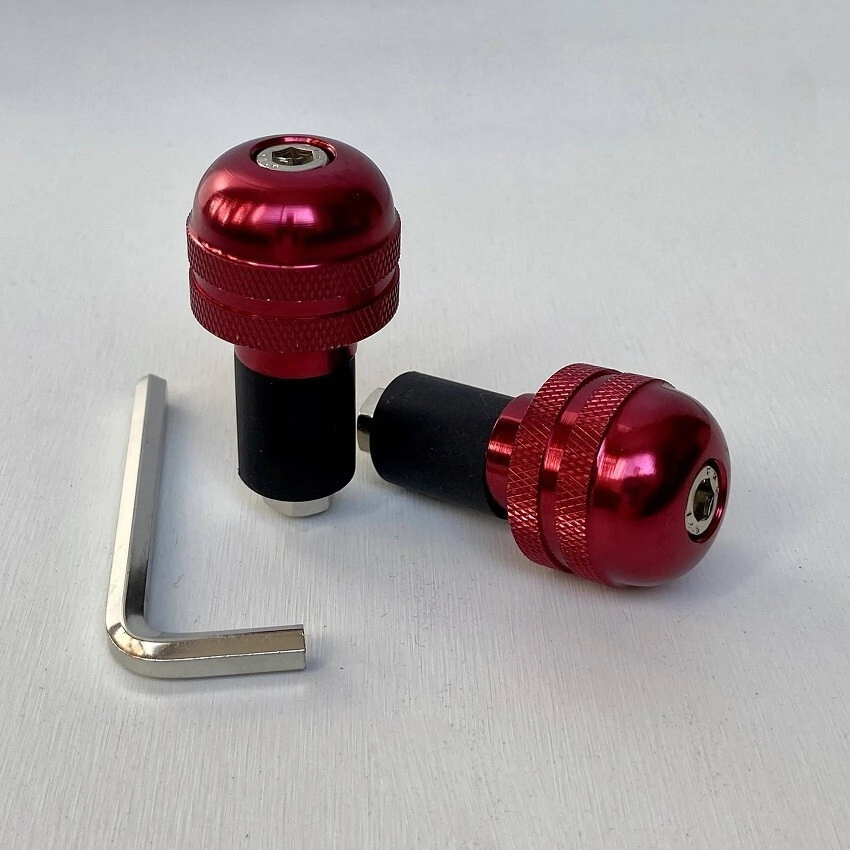 CONTRAPESOS MANUBRIO ALUMINIO ROJO PRO TEAM