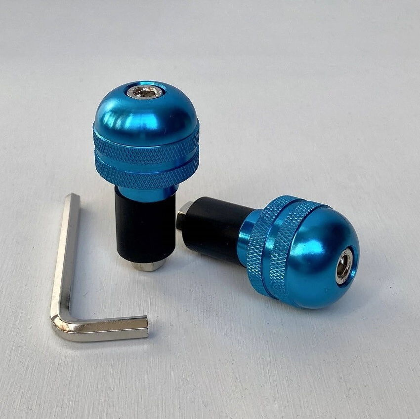 CONTRAPESOS MANUBRIO ALUMINIO AZUL PRO TEAM