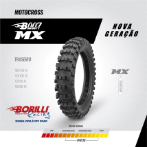 Borilli Trasera Motocross 110/90-19 MX B007