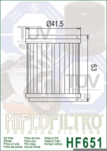 FILTRO ACEITE HIFLO KTM 690 07/19
