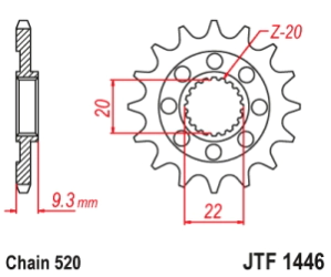 PI�ON JT KX/F 250 06/23 13D