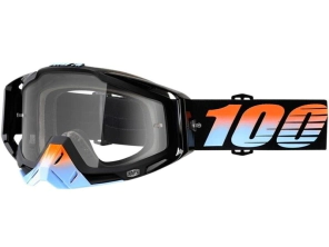 RACECRAFT Goggle Starlight Clear + 1 Mica HD Persimmon