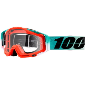 RACECRAFT Goggle Cubica Clear + 1 Mica HD Persimmon