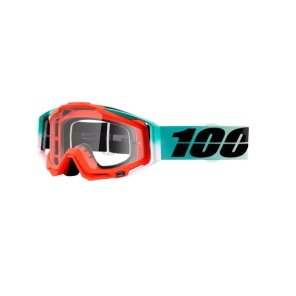 RACECRAFT Goggle Cubica Clear + 1 Mica HD Persimmon