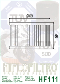 FILTRO ACEITE HIFLO TRX 400/680 04/24 CB400 CX500 CX650 78/10
