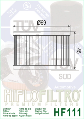 FILTRO ACEITE HIFLO TRX 400/680 04/24 CB400 CX500 CX650 78/10