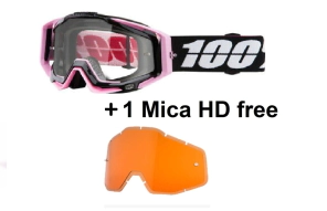 RACECRAFT Goggle Floyd- Clear + 1 Mica HD Persimmon