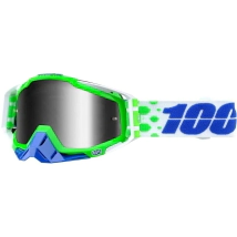 RACECRAFT Goggle Alchemy Green Mirror Silver + 1 Mica HD Persimmon