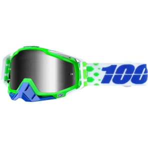 RACECRAFT Goggle Alchemy Green Mirror Silver + 1 Mica HD Persimmon