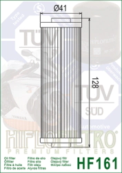 FILTRO ACEITE HIFLO BMW F800S/ST 06/13
