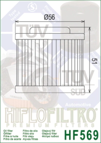FILTRO ACEITE HIFLO AUGUSTA STRADALE 800 11/17