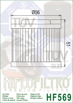 FILTRO ACEITE HIFLO AUGUSTA STRADALE 800 11/17