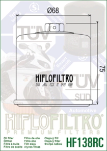 FILTRO ACEITE HIFLO GSX600750/1100/KATANA/INTRUDER