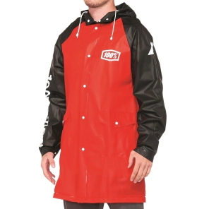 Impermeable 100%  Mechanic's Raincoat - Rojo y Negro -
