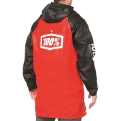 Impermeable 100%  Mechanic's Raincoat - Rojo y Negro -