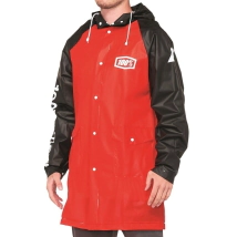 Impermeable 100%  Mechanic's Raincoat - Rojo y Negro -