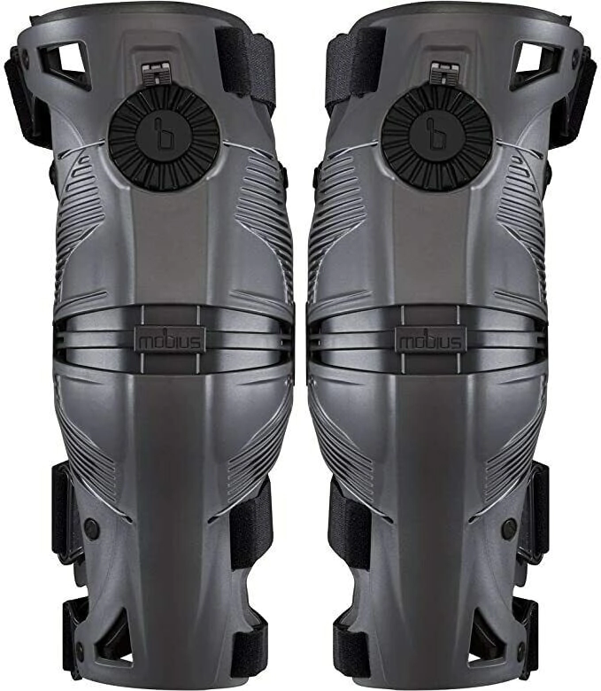 Mobius X8 Rodillera Grey/Black NEW- L