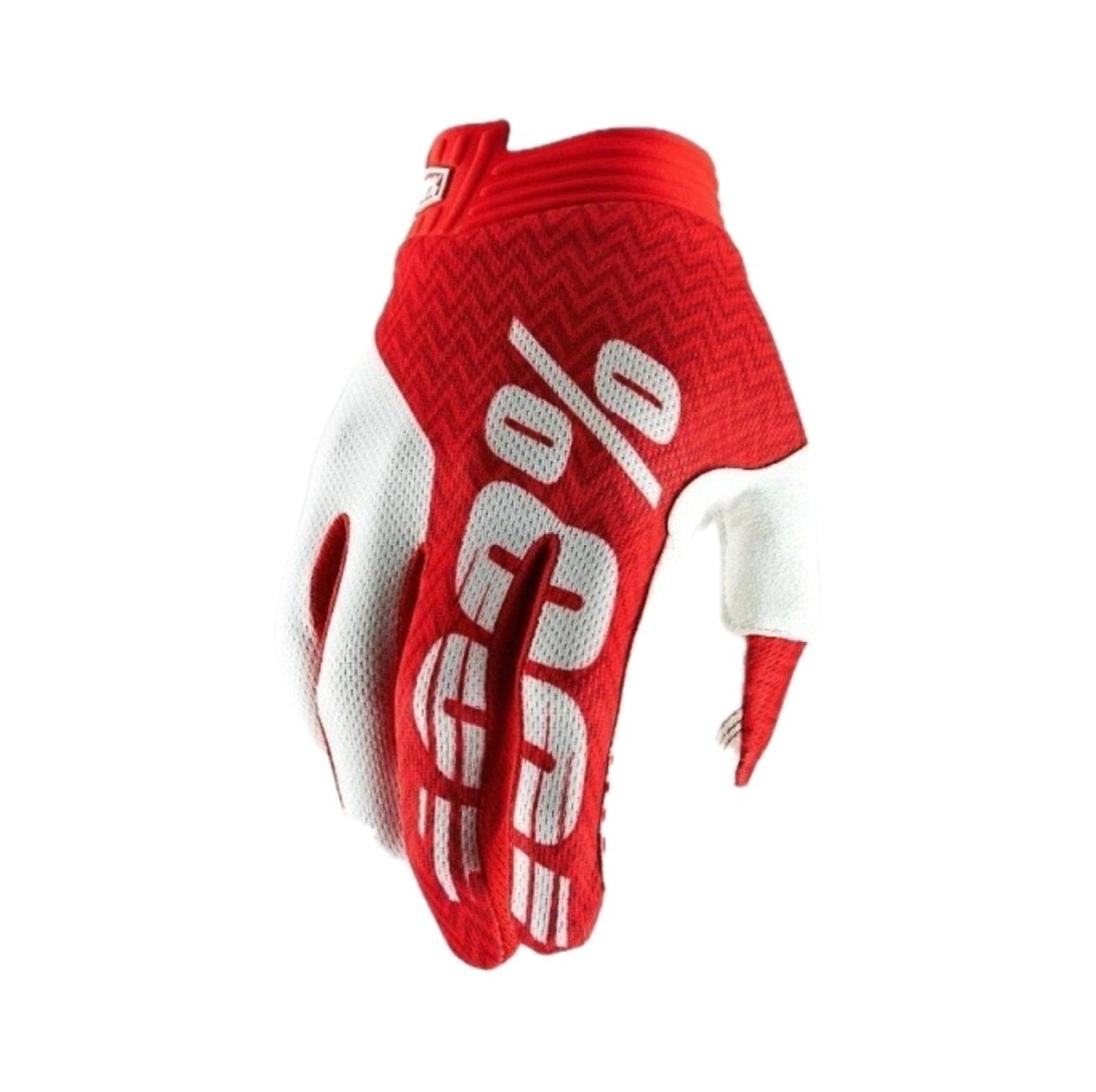 iTRACK Guantes Red/White LG 100%