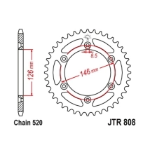 CORONA JT DRZ 250 01/07 RMZ 82/20 RMZ 400 05/07 RM 125 85/05 49D AUTOLIMPIANTE