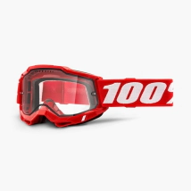 ACCURI 2 ENDURO MOTO/MTB Goggle Red-Clear DVH-DUAL PANEL