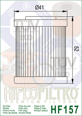 FILTRO ACEITE HIFLO KTM SXC/EXC 400/520 BETA 99/11